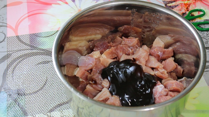 кусочки свинины с маринадом крылышки терияки